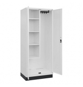 Putzmittelschrank Classic PLUS 080120-02 S10014 verkehrsweiß 80,0 x 50,0 x 195,0 cm, aufgebaut